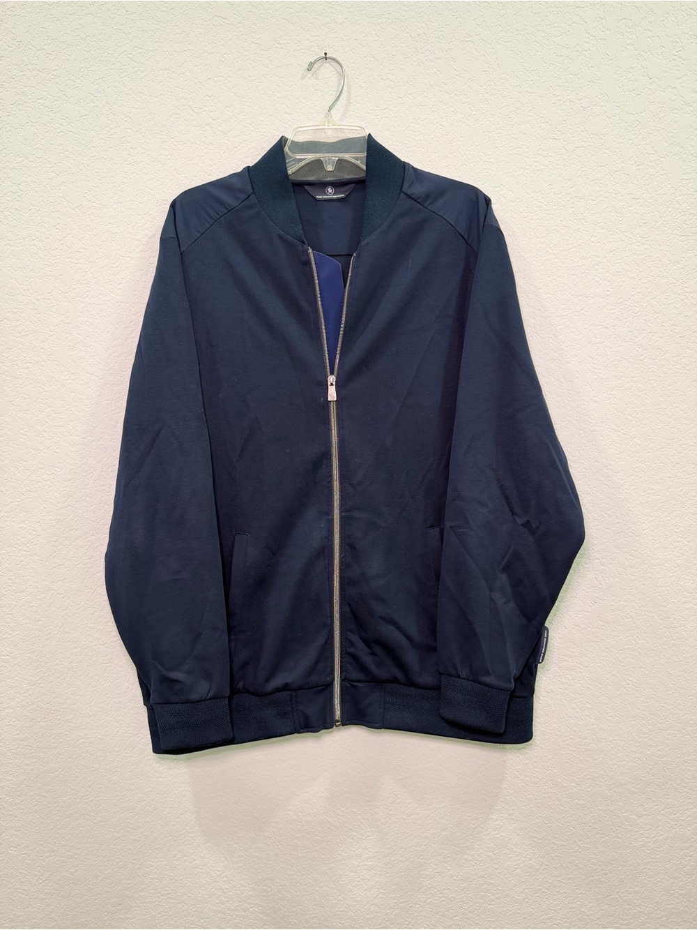 Hart Schaffner Marx Navy Bomber Jacket